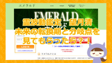 【望月清先生の霊波動鑑定の結果は？】EMERALD（エメラルド）｜SWEET POINT Co., Ltd.【悪質占い詐欺サイト】