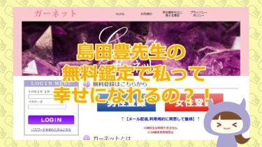 【島田豊先生の鑑定で幸せは掴めるのか？！】ガーネット（garnet）【悪質占い詐欺サイト】