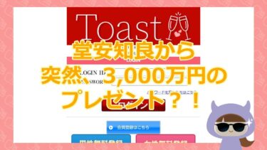 【堂安知良・岡野七葉・藤田節子から支援金が満載？！】Toast【悪質支援金詐欺サイト】