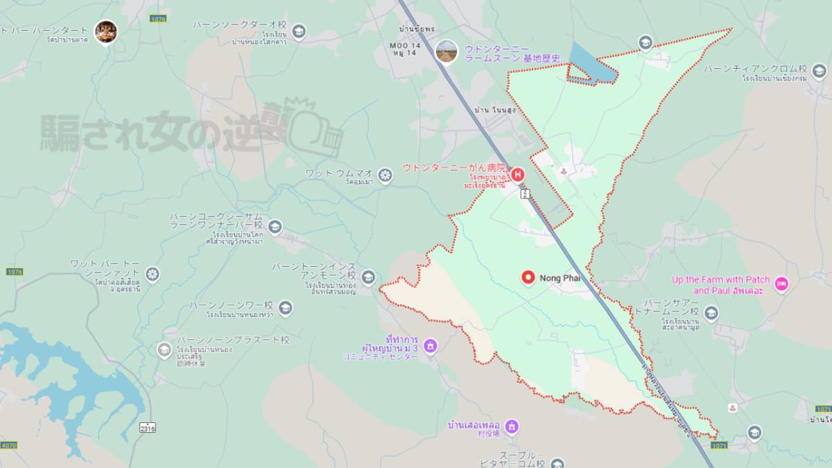 バッカス近隣地図