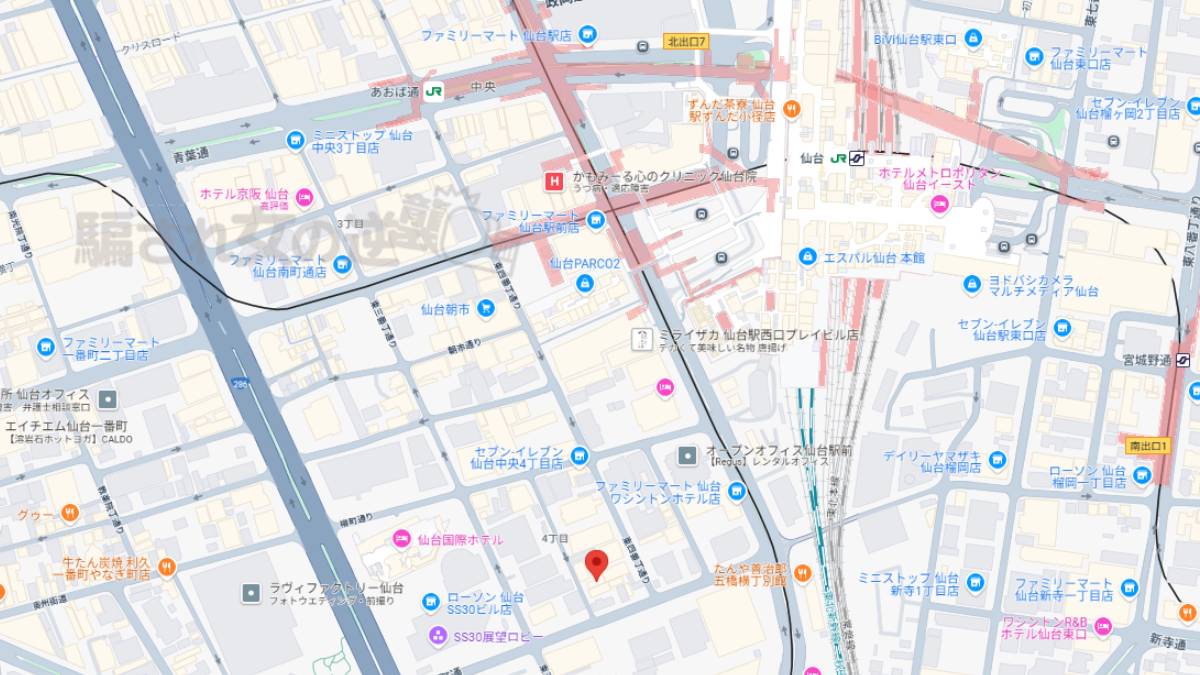 PPAROの地図
