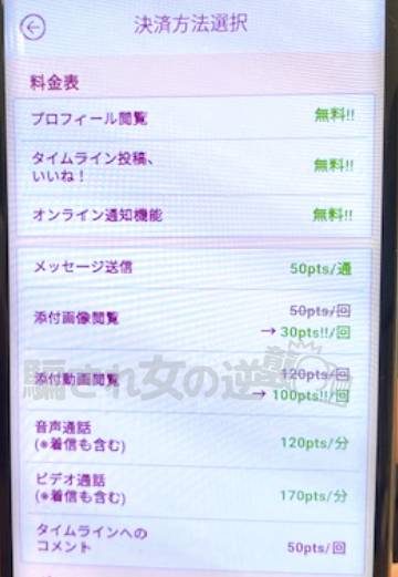 TSUBAKIの料金表