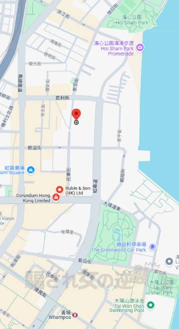 パインの運営会社の近隣地図