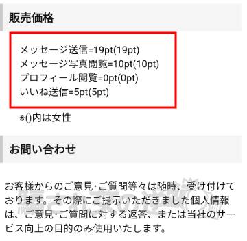 PPAROポイント表