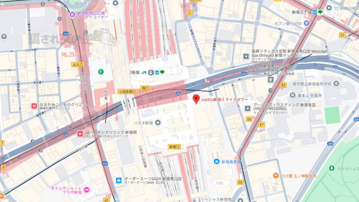 CoCOMEの運営会社の所在地