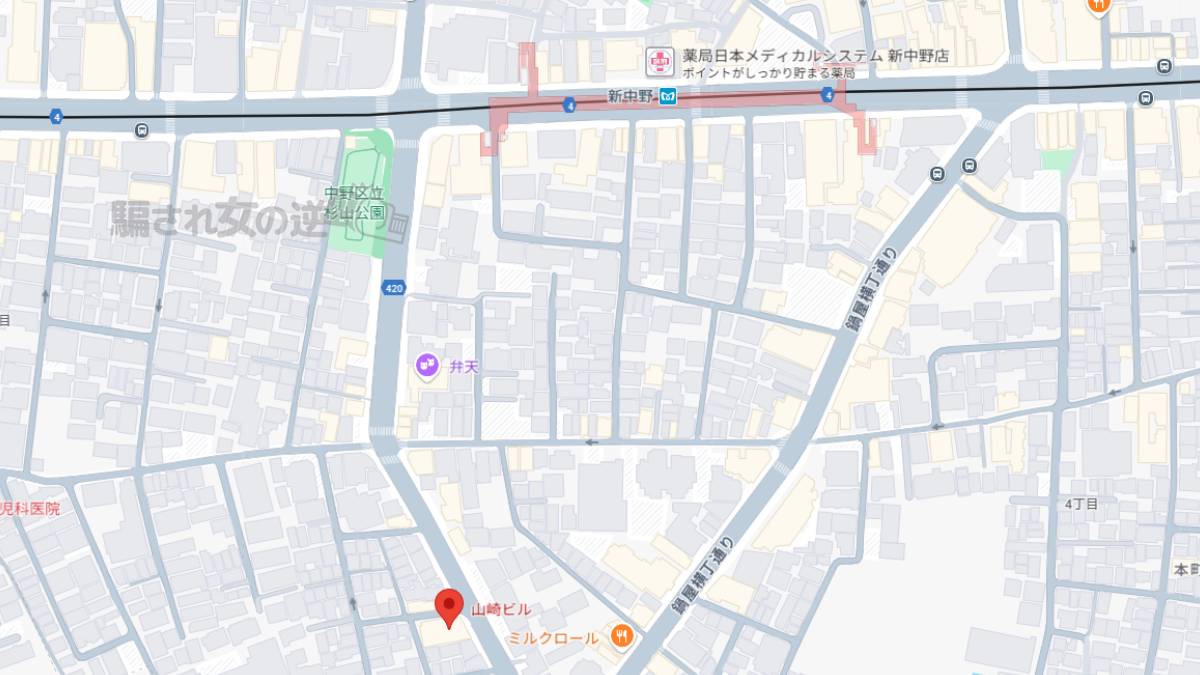 シニアクラブの運営会社の所在地