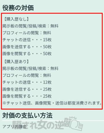 熟会の料金表