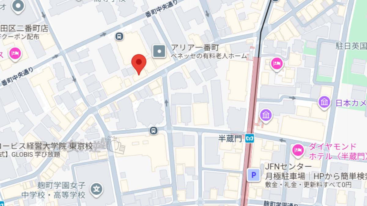 占いパレスの運営所在地