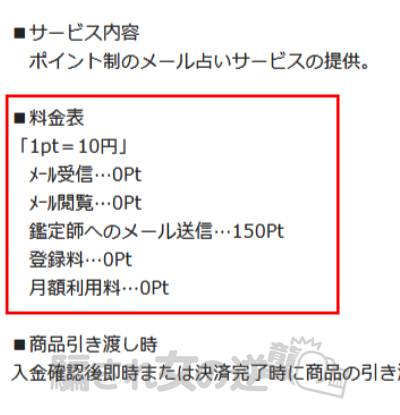 ローズのポイント表