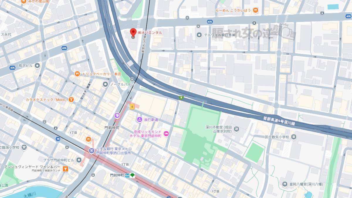 株式会社オリエンタルの所在地