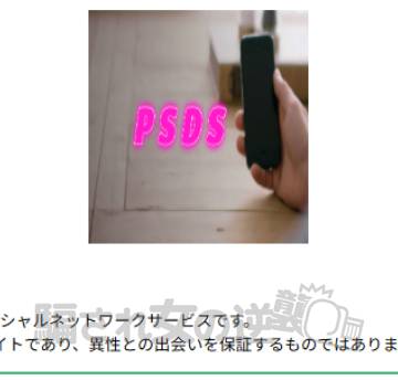 PSDSのTOP画面