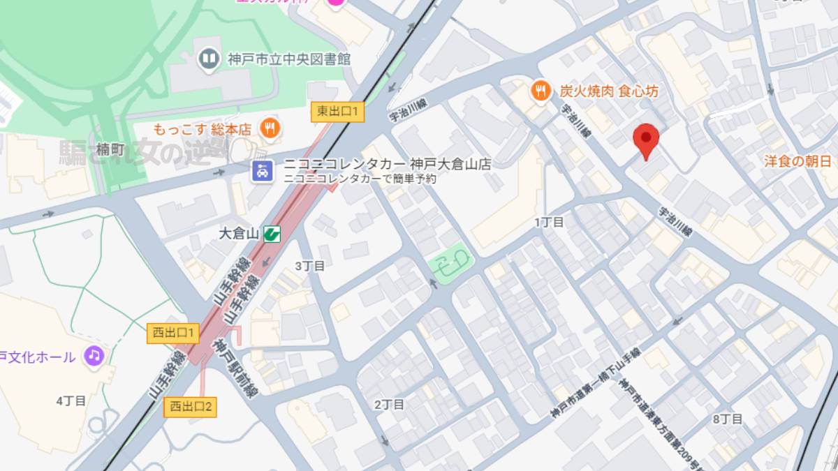 もなかの所在地