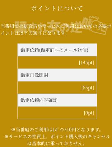 福寿苑のポイント表