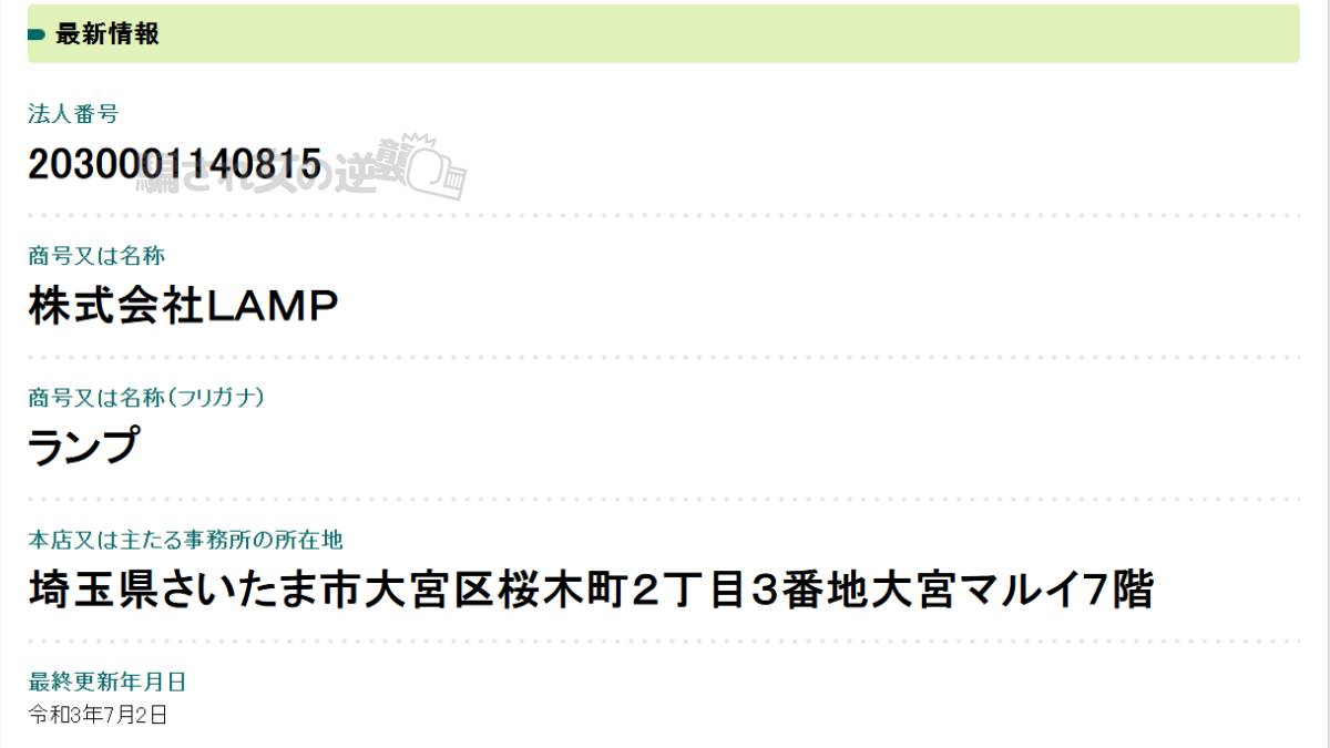 remotwの法人登記
