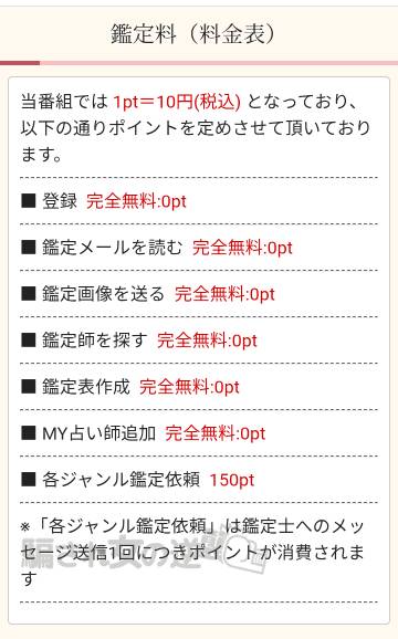 祝の料金表