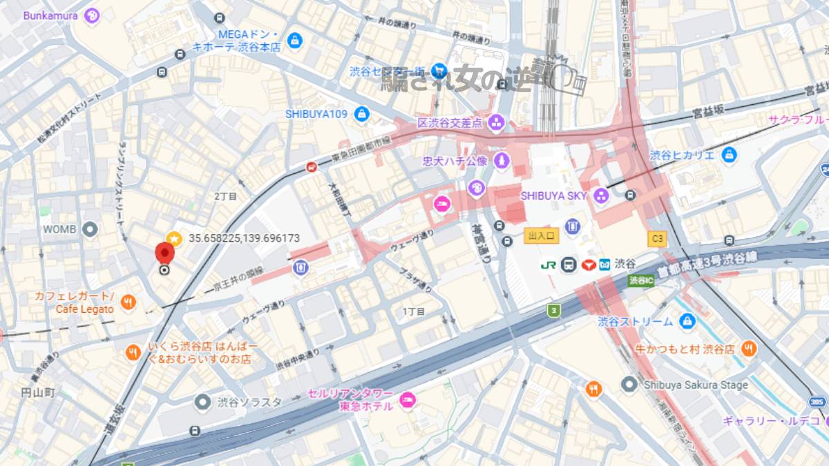 ロト統計ラボの地図
