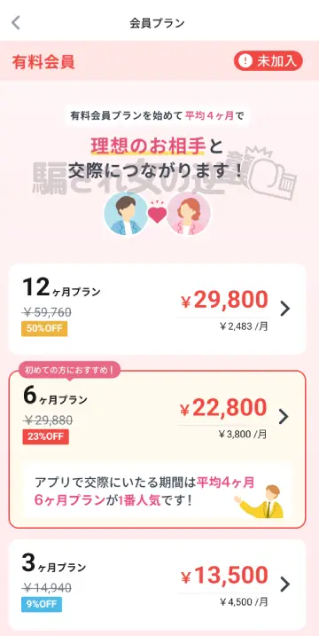 ラス恋の月額プラン
