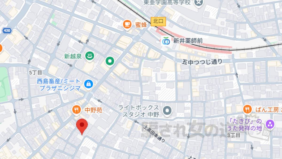 Yukari Takinami Apps.の所在地