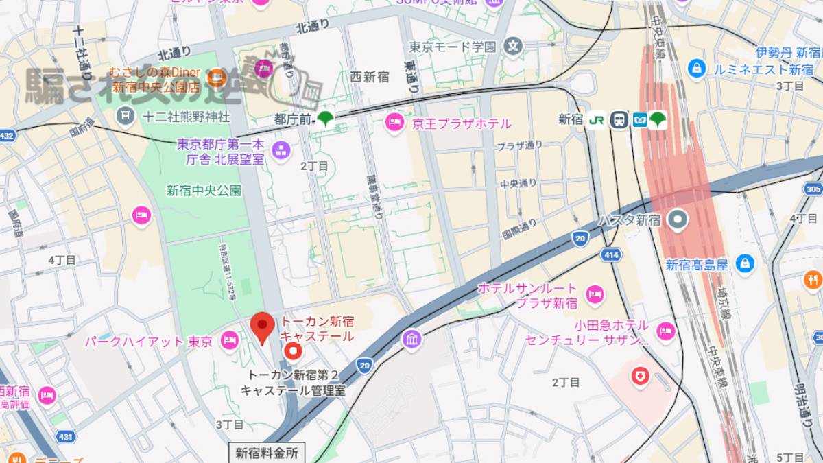 熟女ラッシュの所在地