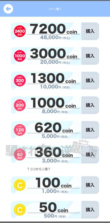 愛熟の購入画面