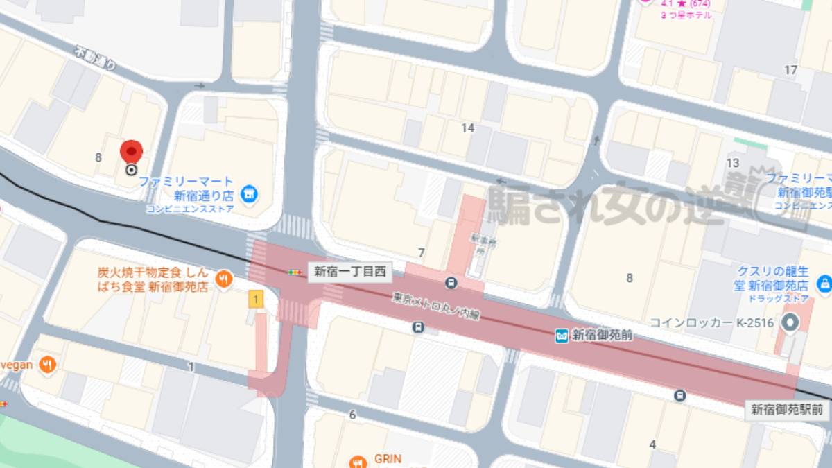 熟年マッチングの地図